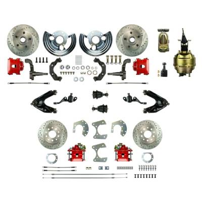 The Right Stuff Detailing - The Right Stuff MDC46DCZ Brake Conversion Kit Front & Rear for Dodge/Plymouth