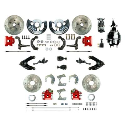 The Right Stuff Detailing - The Right Stuff MDC46DCZX Brake Conversion Kit Front & Rear for Dodge/Plymouth