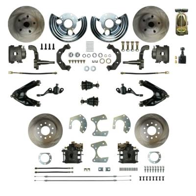 The Right Stuff Detailing - The Right Stuff MDC46SD Brake Conversion Kit Front & Rear for Dodge/Plymouth
