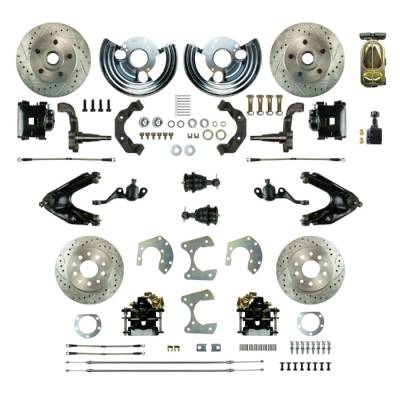 The Right Stuff Detailing - The Right Stuff MDC46SDS Brake Conversion Kit Front & Rear for Dodge/Plymouth