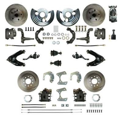 The Right Stuff Detailing - The Right Stuff MDC46SDX Brake Conversion Kit Front & Rear for Dodge/Plymouth
