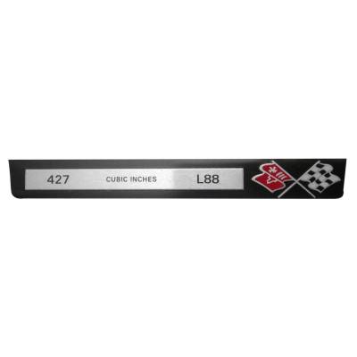 Trim Parts - Trim Parts 5921 Corvette Engine Data Plate L-88/427 EACH