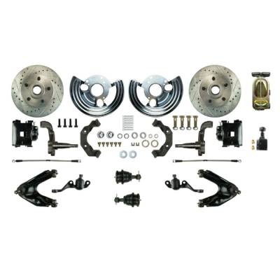 The Right Stuff Detailing - The Right Stuff MDC66SDS Front Brake Conversion Kit for Dodge/Plymouth