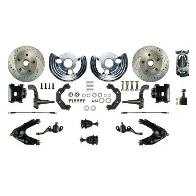 The Right Stuff Detailing - The Right Stuff MDC66SDSX Front Brake Conversion Kit for Dodge/Plymouth