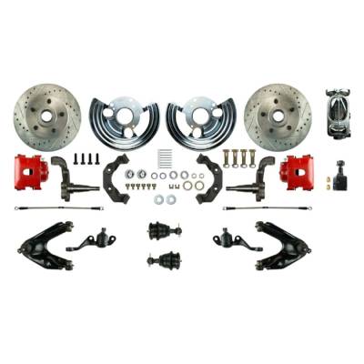 The Right Stuff Detailing - The Right Stuff MDC66SDZX Front Brake Conversion Kit for Dodge/Plymouth