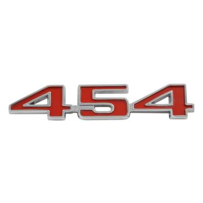 Trim Parts - Trim Parts 5970 73-74 Corvette Hood Emblem "454" PAIR