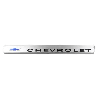 Trim Parts - Trim Parts 9575 1967-68 Chevy/GMC Truck Glove Box Door Emblem "Chevrolet" EACH