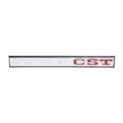 Trim Parts - Trim Parts 9675 69-70 Chevy/GMC Truck Glove Box Door Emblem "Chevrolet CST" EACH