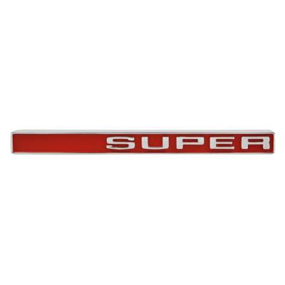 Trim Parts - Trim Parts 9720 71-72 Chevy/GMC Truck Front Fender Emblem "Super" PAIR