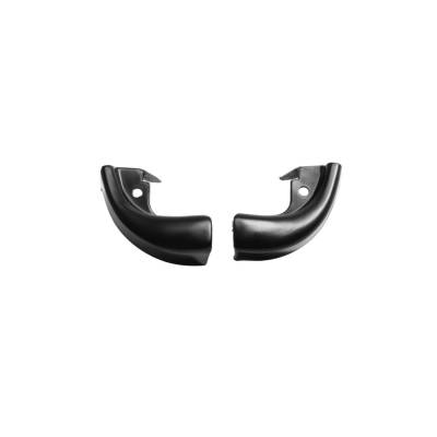Trim Parts - Trim Parts 4175 1964-65 Chevelle & Pontiac GTO 2Dr Black Windlace End Caps PAIR