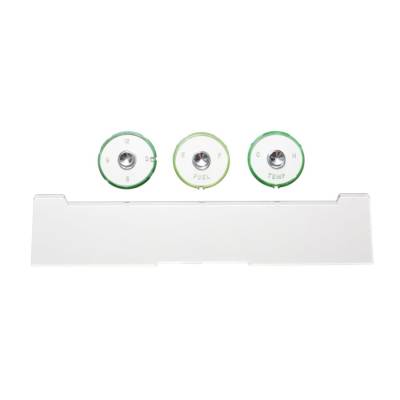 Trim Parts - Trim Parts 2099A 1961-62 Full-Size Chevrolet Instrument Lens Set Borg