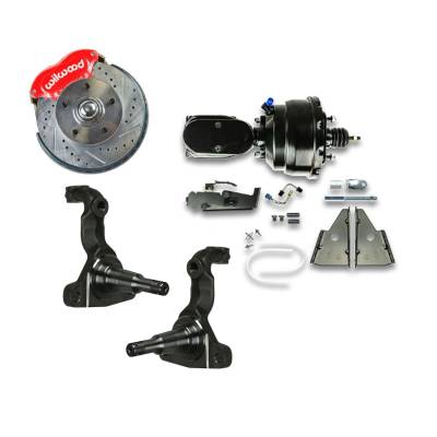 The Right Stuff Detailing - The Right Stuff AFXDC32ZY Select GM Cars Brake Conversion Kit Front