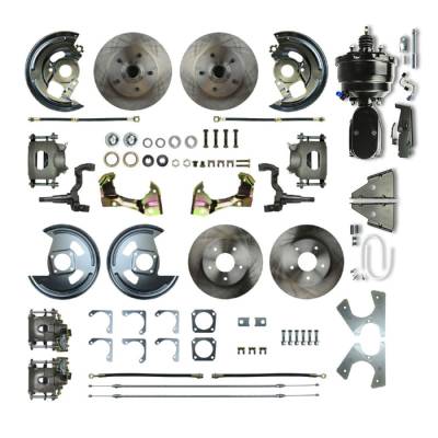 The Right Stuff Detailing - The Right Stuff AFXDC41CY Brake Conversion Kit Front/Rear Select GM Cars