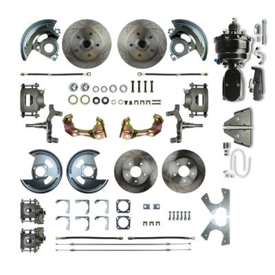 The Right Stuff Detailing - The Right Stuff AFXDC41DY Brake Conversion Kit Front/Rear Select GM Cars