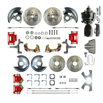 The Right Stuff Detailing - The Right Stuff AFXDC41DZY Brake Conversion Kit Front/Rear Select GM Cars