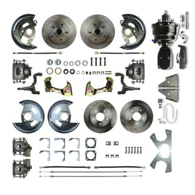 The Right Stuff Detailing - The Right Stuff AFXDC42CY Brake Conversion Kit Front/Rear Chevy/Pontiac