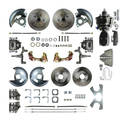 The Right Stuff Detailing - The Right Stuff AFXDC42DY Brake Conversion Kit Front/Rear Chevy/Pontiac
