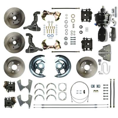 The Right Stuff Detailing - The Right Stuff AFXDC45CY Brake Conversion Kit Front/Rear Chevy/Pontiac