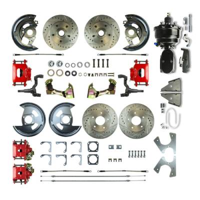 The Right Stuff Detailing - The Right Stuff AFXDC46CZY Chevy/Oldsmobile/Pontiac Brake Conversion Kit F/R