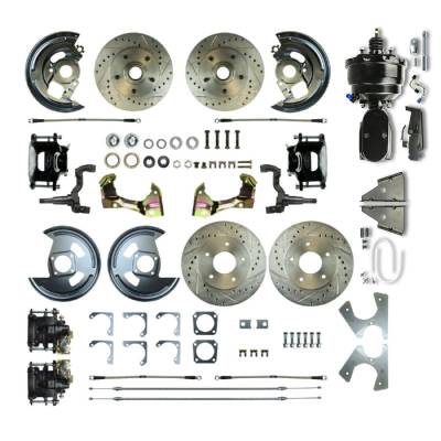 The Right Stuff Detailing - The Right Stuff AFXDC46CSY Brake Conversion Kit Front/Rear Select GM Cars