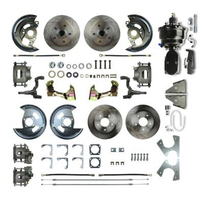 The Right Stuff Detailing - The Right Stuff AFXDC46CY Brake Conversion Kit Front/Rear Select GM Cars