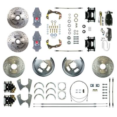 The Right Stuff Detailing - The Right Stuff FSC554SDDSY Brake Conversion Kit Front/Rear for Chevy