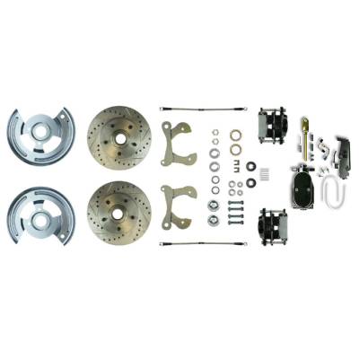 The Right Stuff Detailing - The Right Stuff Detailing FSC55SDCSY Chevy Brake Conversion Kit Front