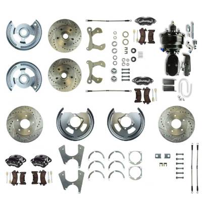 The Right Stuff Detailing - The Right Stuff FSC564DCCSY Brake Conversion Kit Front/Rear for Chevy