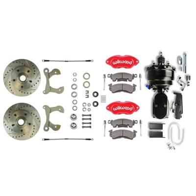 The Right Stuff Detailing - The Right Stuff Detailing FSC56DCCZY Chevy Brake Conversion Kit Front