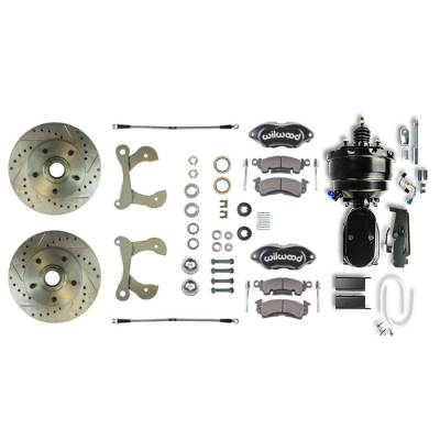 The Right Stuff Detailing - The Right Stuff Detailing FSC56DCCSY Chevy Brake Conversion Kit Front