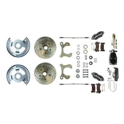 The Right Stuff Detailing - The Right Stuff Detailing FSC56SDCSY Brake Conversion Kit Front/Rear for Chevy