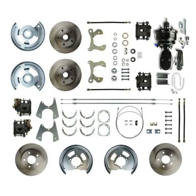 The Right Stuff Detailing - The Right Stuff Detailing FSC584DCCY Brake Conversion Kit Front/Rear for Chevy