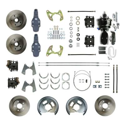 The Right Stuff Detailing - The Right Stuff Detailing FSC584DCDY Brake Conversion Kit Front/Rear for Chevy