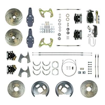 The Right Stuff Detailing - The Right Stuff FSC584SDDSY Brake Conversion Kit Front/Rear for Chevy