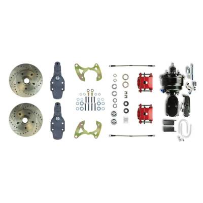 The Right Stuff Detailing - The Right Stuff Detailing FSC58DCDZY Chevy Brake Conversion Kit Front