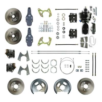 The Right Stuff Detailing - The Right Stuff Detailing FSC594DCDY Brake Conversion Kit Front/Rear for Chevy