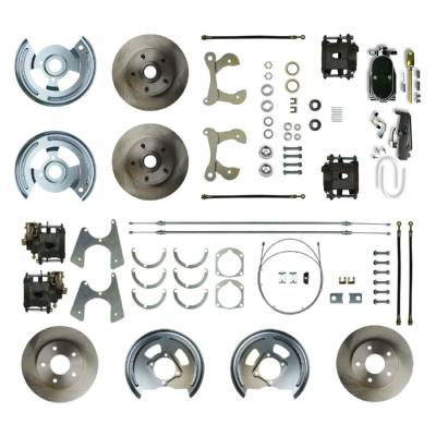 The Right Stuff Detailing - The Right Stuff Detailing FSC594SDCY Brake Conversion Kit Front/Rear for Chevy