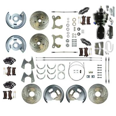 The Right Stuff Detailing - The Right Stuff FSC604DCCSY Brake Conversion Kit Front/Rear for Chevy