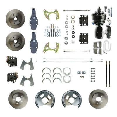 The Right Stuff Detailing - The Right Stuff Detailing FSC654DCDY Brake Conversion Kit Front/Rear for Chevy