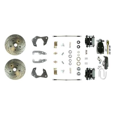 The Right Stuff Detailing - The Right Stuff Detailing FSC65SDCSY Chevy Brake Conversion Kit Front