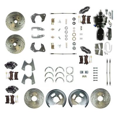The Right Stuff Detailing - The Right Stuff FSC664DCCSY Brake Conversion Kit Front/Rear for Chevy