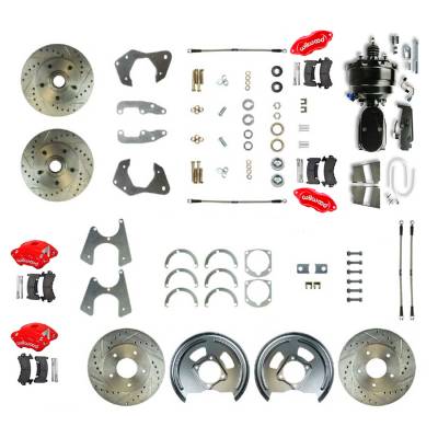 The Right Stuff Detailing - The Right Stuff FSC664DCCZY Brake Conversion Kit Front/Rear for Chevy