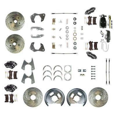 The Right Stuff Detailing - The Right Stuff FSC664SDCSY Brake Conversion Kit Front/Rear for Chevy