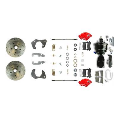 The Right Stuff Detailing - The Right Stuff Detailing FSC66DCCZY Chevy Brake Conversion Kit Front