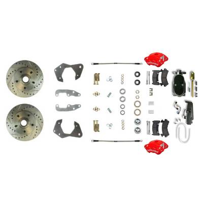 The Right Stuff Detailing - The Right Stuff Detailing FSC66SDCZY Chevy Brake Conversion Kit Front
