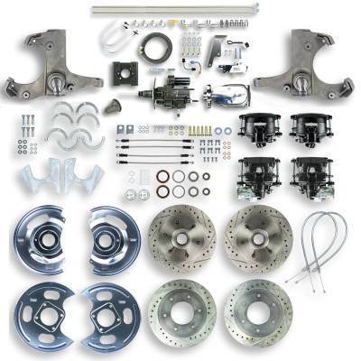 The Right Stuff Detailing - The Right Stuff Detailing THB6356BX Chevy/GMC RWD Brake Conversion Kit