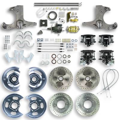 The Right Stuff Detailing - The Right Stuff Detailing THB6356B Chevy/GMC RWD Brake Conversion Kit