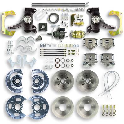 The Right Stuff Detailing - The Right Stuff Detailing THB6356D Chevy/GMC RWD Brake Conversion Kit