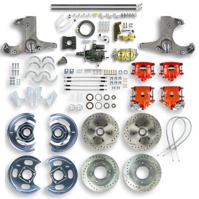 The Right Stuff Detailing - The Right Stuff Detailing THB6356Z Chevy/GMC RWD Brake Conversion Kit