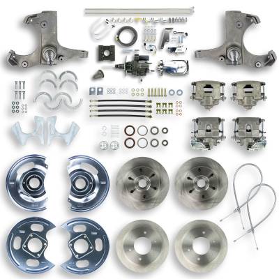 The Right Stuff Detailing - The Right Stuff Detailing THB6356X Chevy/GMC RWD Brake Conversion Kit